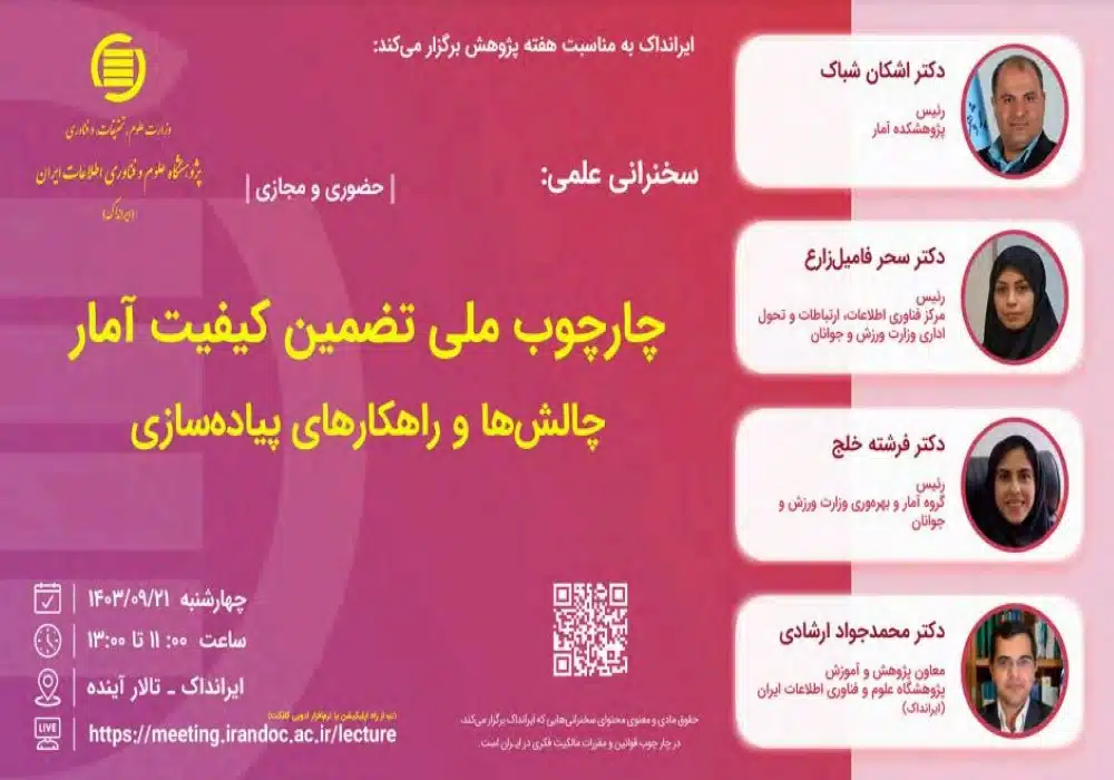 سخنرانی علمی چارچوب ملی